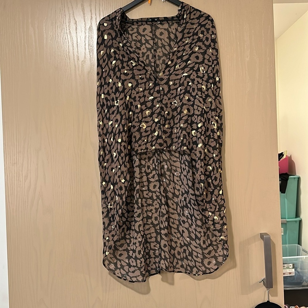 Express high low blouse